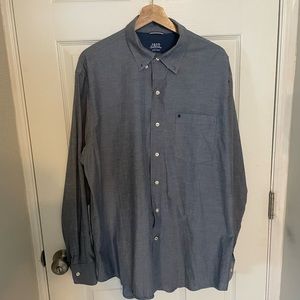 IZOD Saltwater Men’s Relaxed Classics Button Down (Blue)